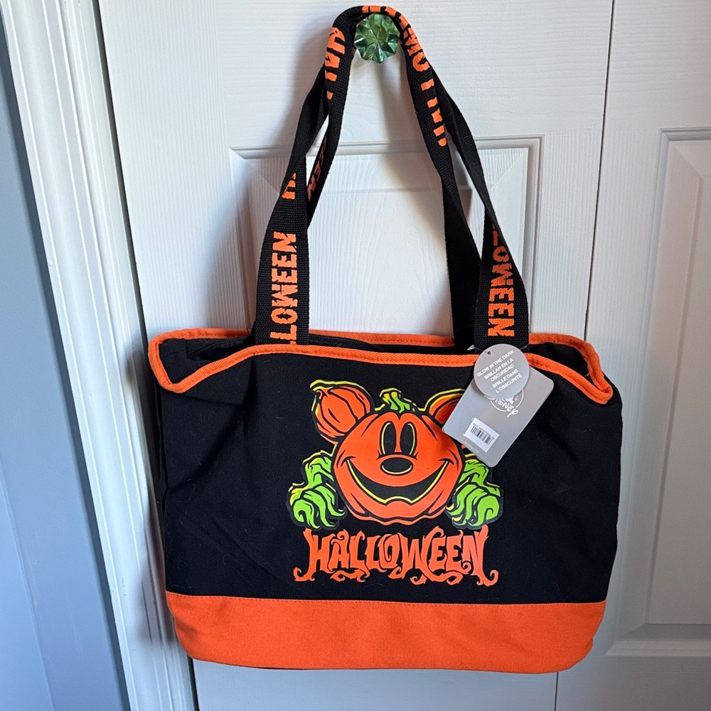 Disney Black and Orange Glow-in-the-Dark Tote